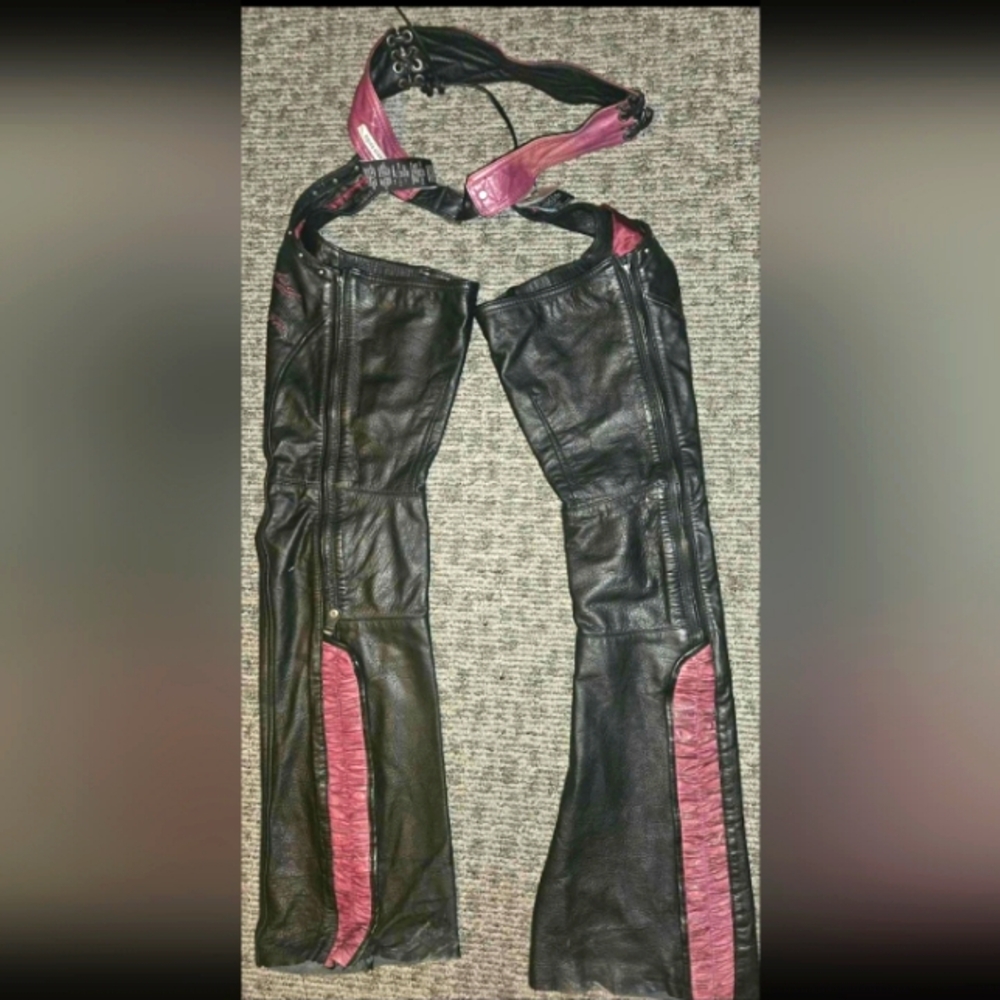 Harley Davidson Starwood Leather Chaps - Xsmall
